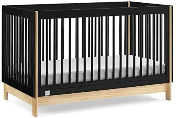 GAP babyGap Tate 4-in-1 Convertible Crib - Greenguard Gold Certified, Ebony/Natural