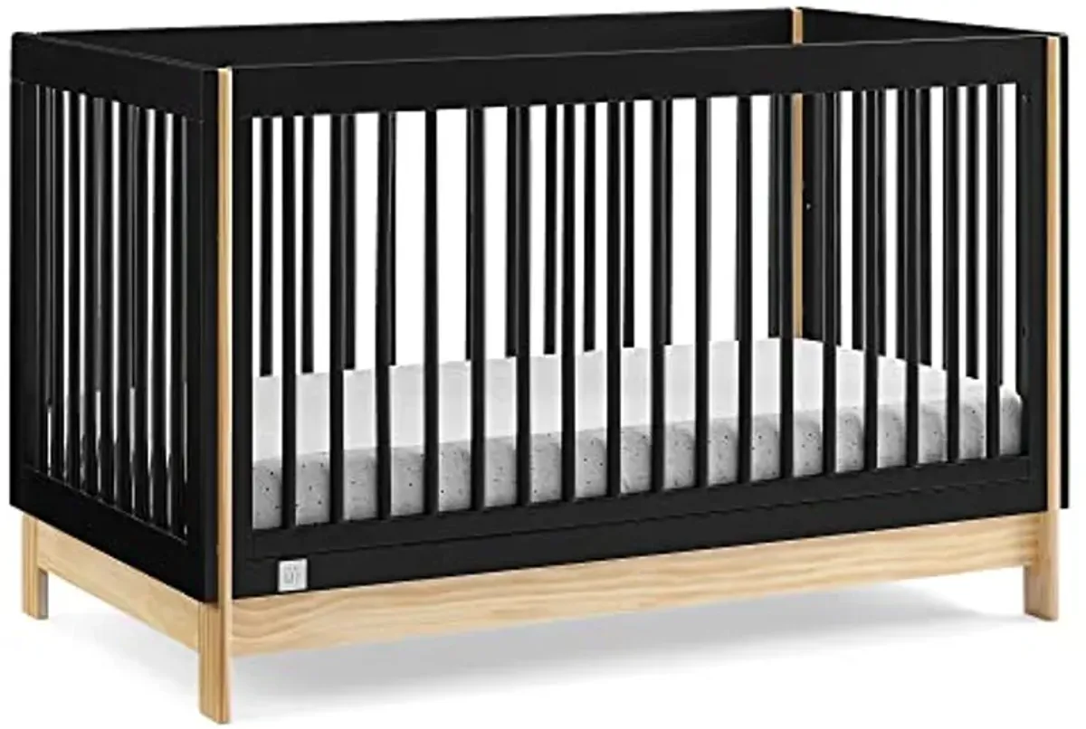 GAP babyGap Tate 4-in-1 Convertible Crib - Greenguard Gold Certified, Ebony/Natural