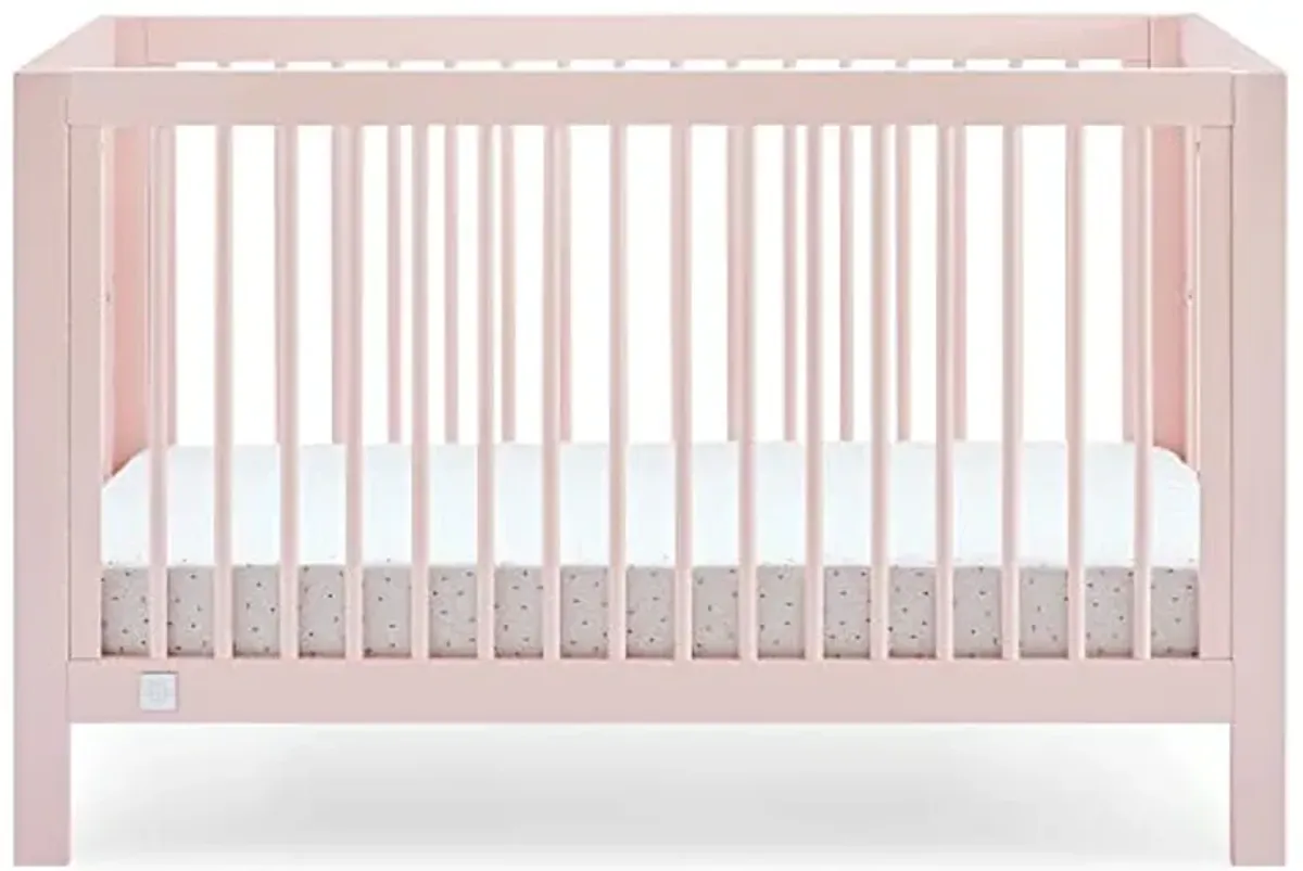 GAP babyGap Charlie 6-in-1 Convertible Crib - Greenguard Gold Certified, Blush Pink