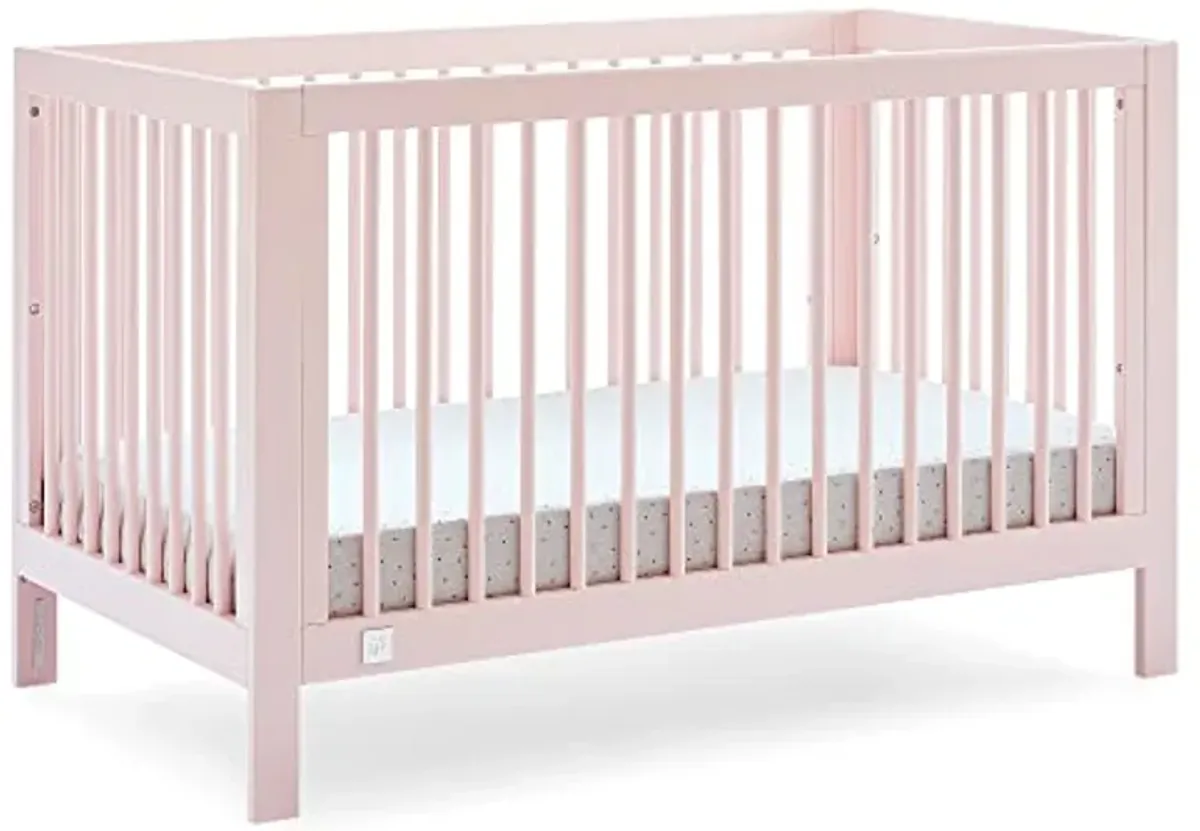 GAP babyGap Charlie 6-in-1 Convertible Crib - Greenguard Gold Certified, Blush Pink