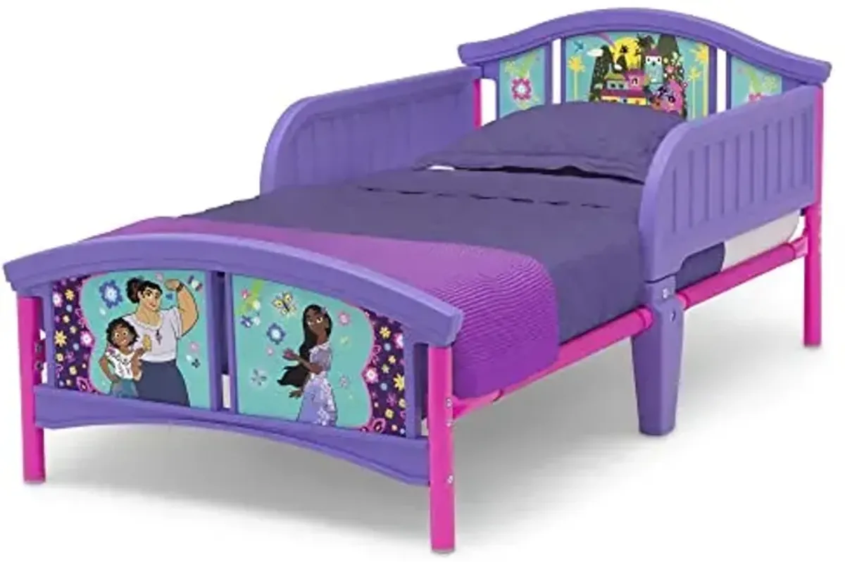 Disney Encanto Plastic Toddler Bed by Delta Children, Purple