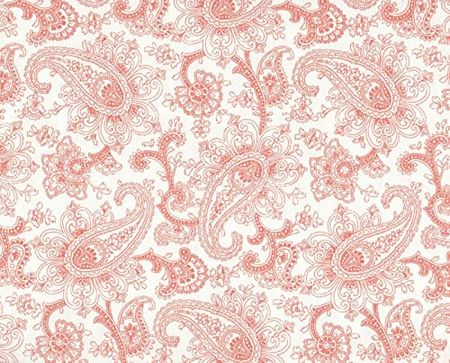 Lauren Ralph Lauren Monaco Paisley 4 pc Full Sheet Set Pink on White