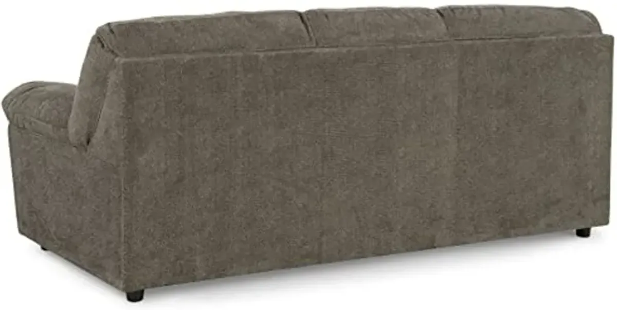 Signature Design by Ashley Norlou Transitional Herringbone Tufted Sofa, Gray