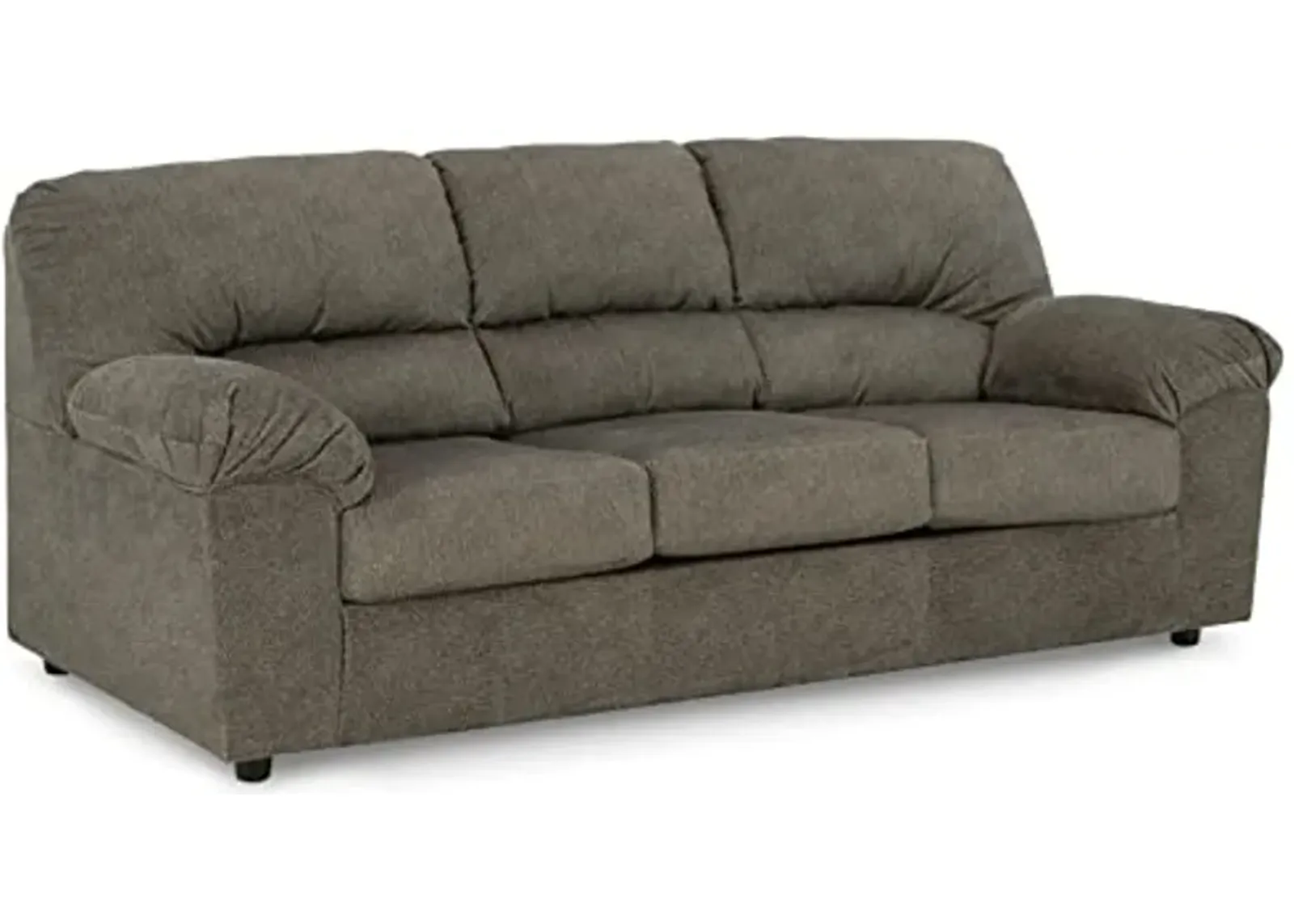 Signature Design by Ashley Norlou Transitional Herringbone Tufted Sofa, Gray