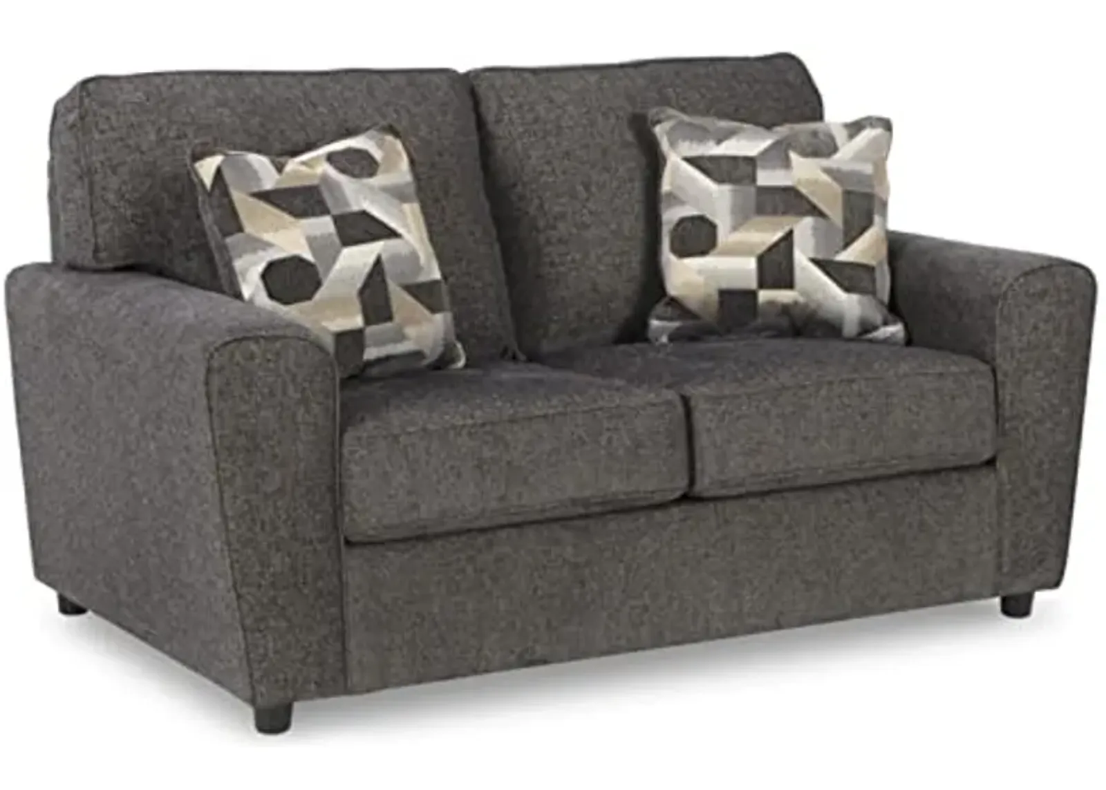 Signature Design by Ashley Cascilla Casual Loveseat, Dark Gray