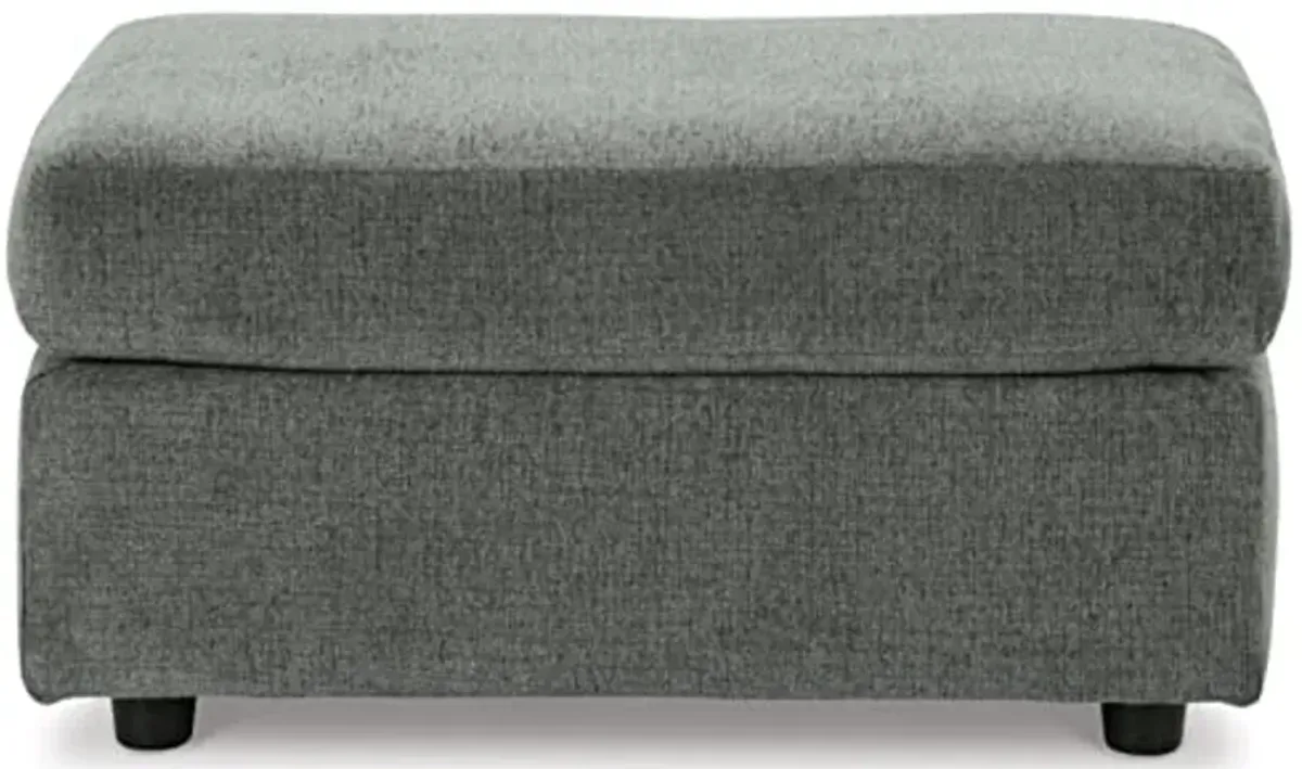 Signature Design by Ashley Stairatt Casual Rectangular Upholstered Ottoman, Gray