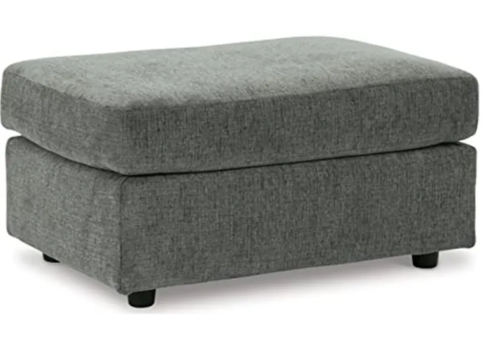 Signature Design by Ashley Stairatt Casual Rectangular Upholstered Ottoman, Gray