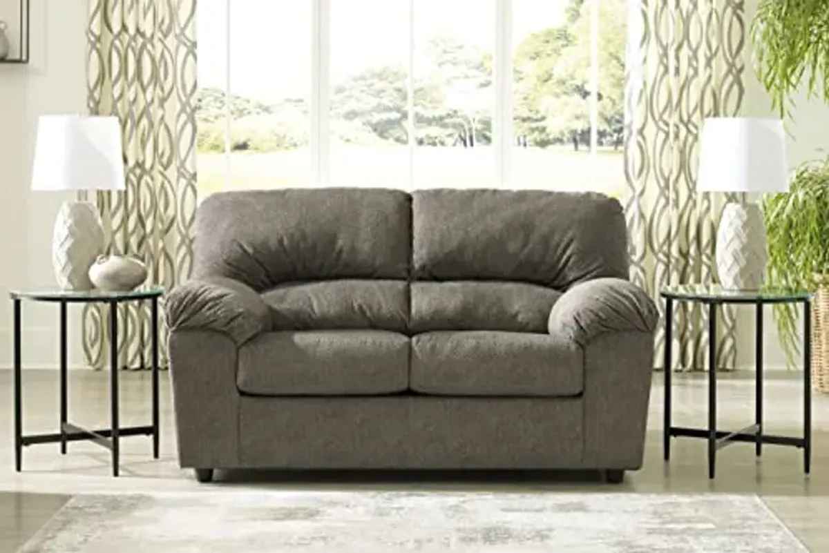 Signature Design by Ashley Norlou Transitional Herringbone Tufted Loveseat, Green