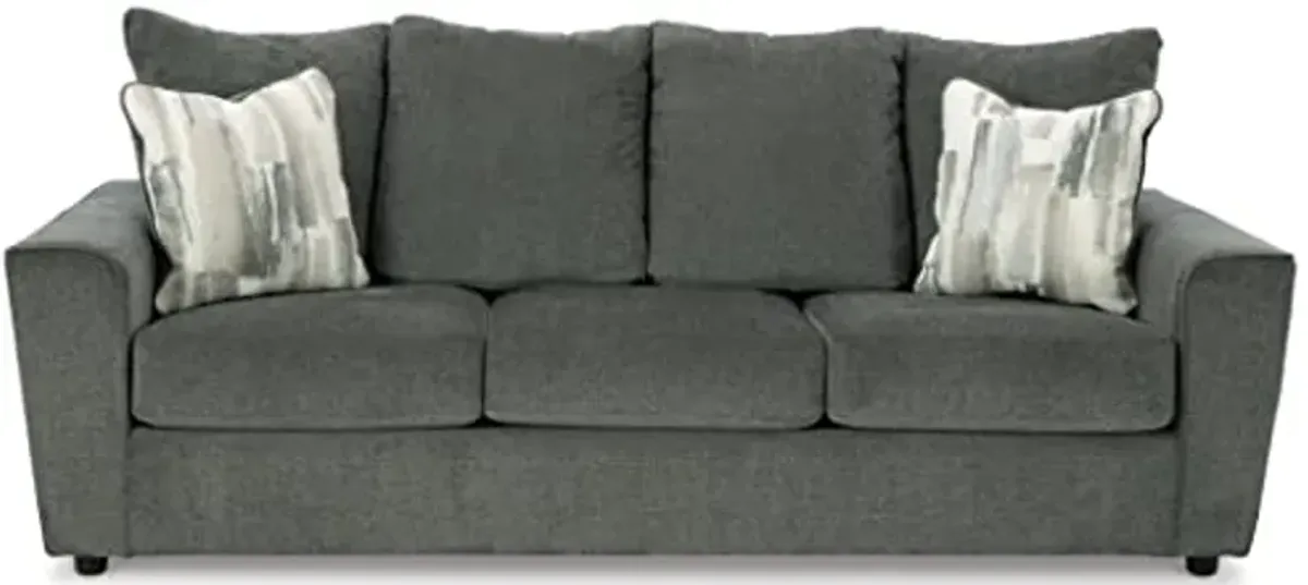 Signature Design by Ashley Stairatt Casual Sofa with Flared Arms, Gray