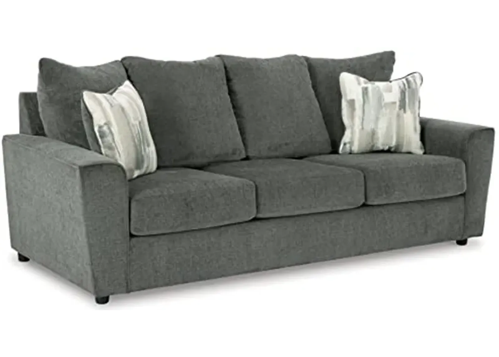 Signature Design by Ashley Stairatt Casual Sofa with Flared Arms, Gray