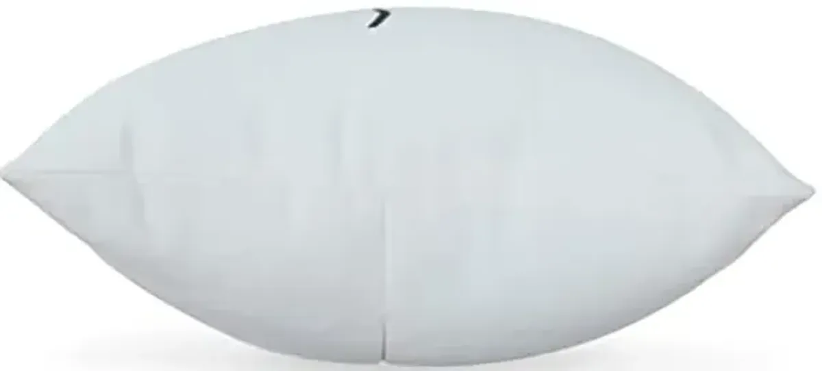Signature Design by Ashley Tannerton Scandinavian Rectangular Indoor/Outdoor Pillow with Scripted Accent, 22" x 14", White & Black