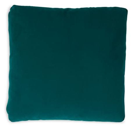 Signature Design by Ashley Caygan 20" Contemporary Square Polyester Pillow with Feather Fill, 20" x 20", Green