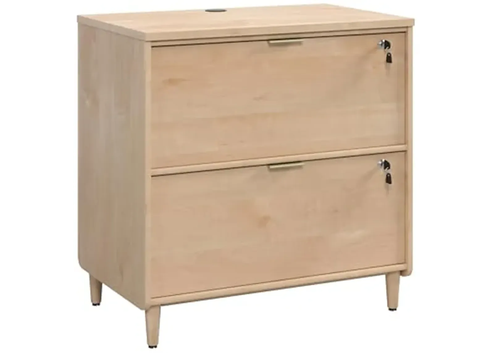 Sauder Clifford Place 2-Drawer Lateral File Cabinet, Natural Maple Finish