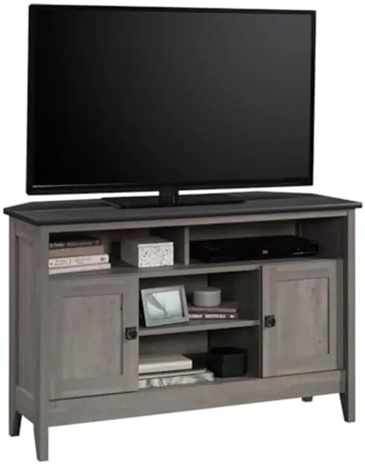 Sauder August Hill Corner Stand, for TVs up to 50", Mystic Oak