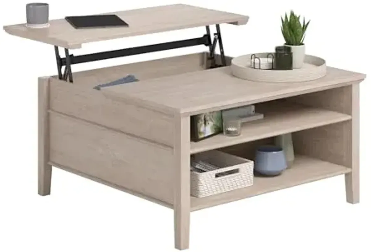 Sauder East Adara Lift Top Coffee Table, Cascase Oak Finish