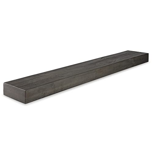 Signature Design by Ashley Corinsville 48" Modern Floating Wall Shelf, Black