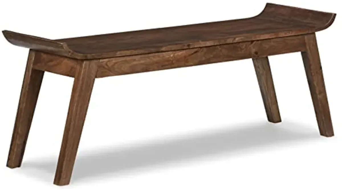 Signature Design by Ashley Abbianna 48" Accent Bench, Dark Brown