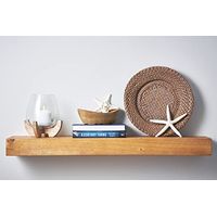 Signature Design by Ashley Corinsville 36" Casual Floating Wall Shelf, Light Brown