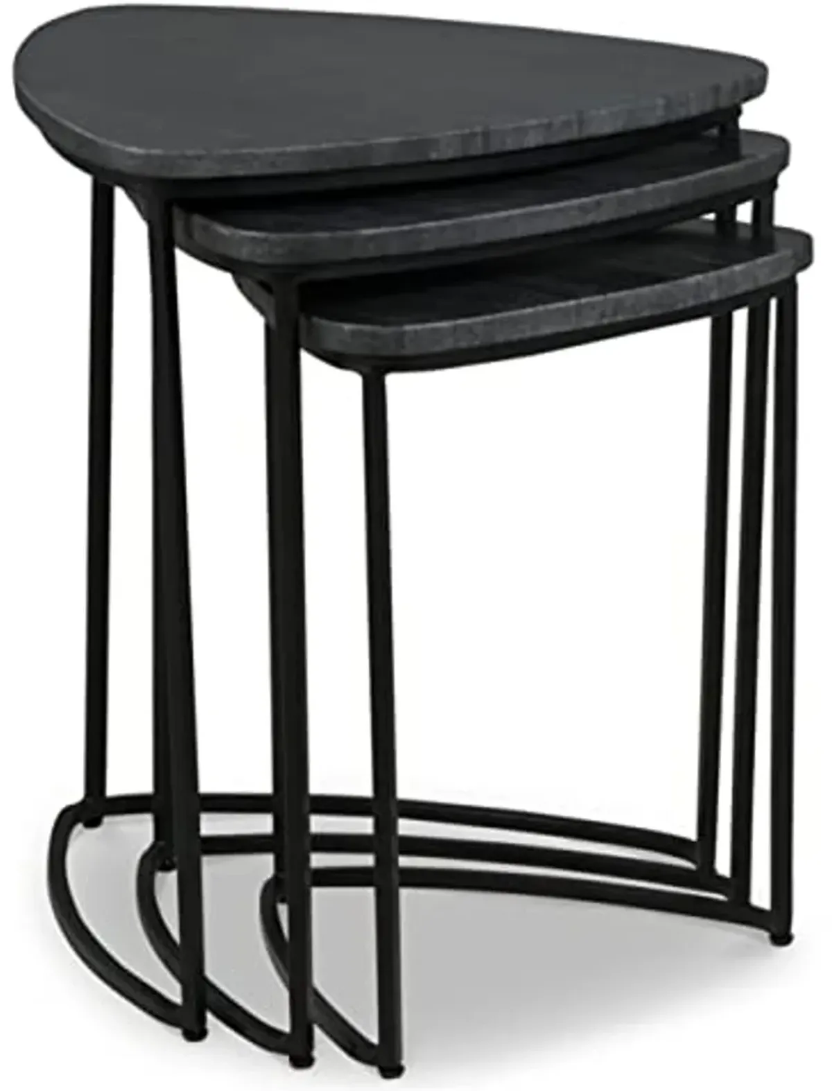 Signature Design by Ashley Olinmere Accent Table, Set of 3, Black