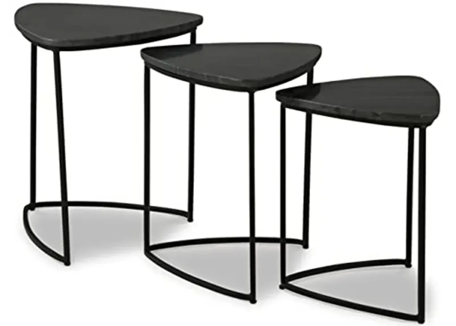 Signature Design by Ashley Olinmere Accent Table, Set of 3, Black