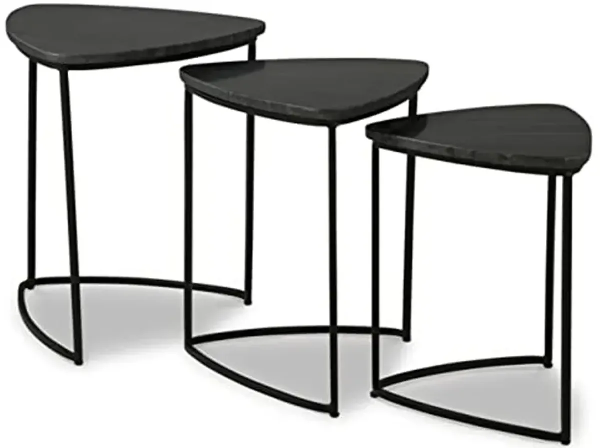 Signature Design by Ashley Olinmere Accent Table, Set of 3, Black