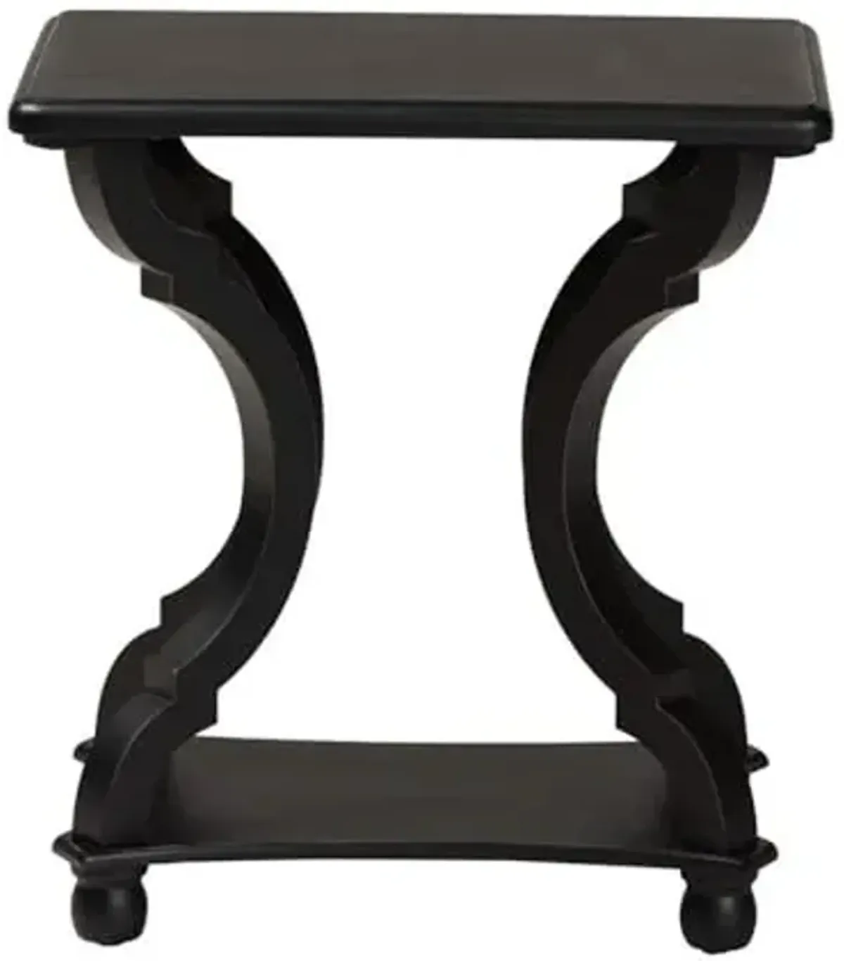 Baxton Studio Cianna Classic and Traditional Black Wood End Table