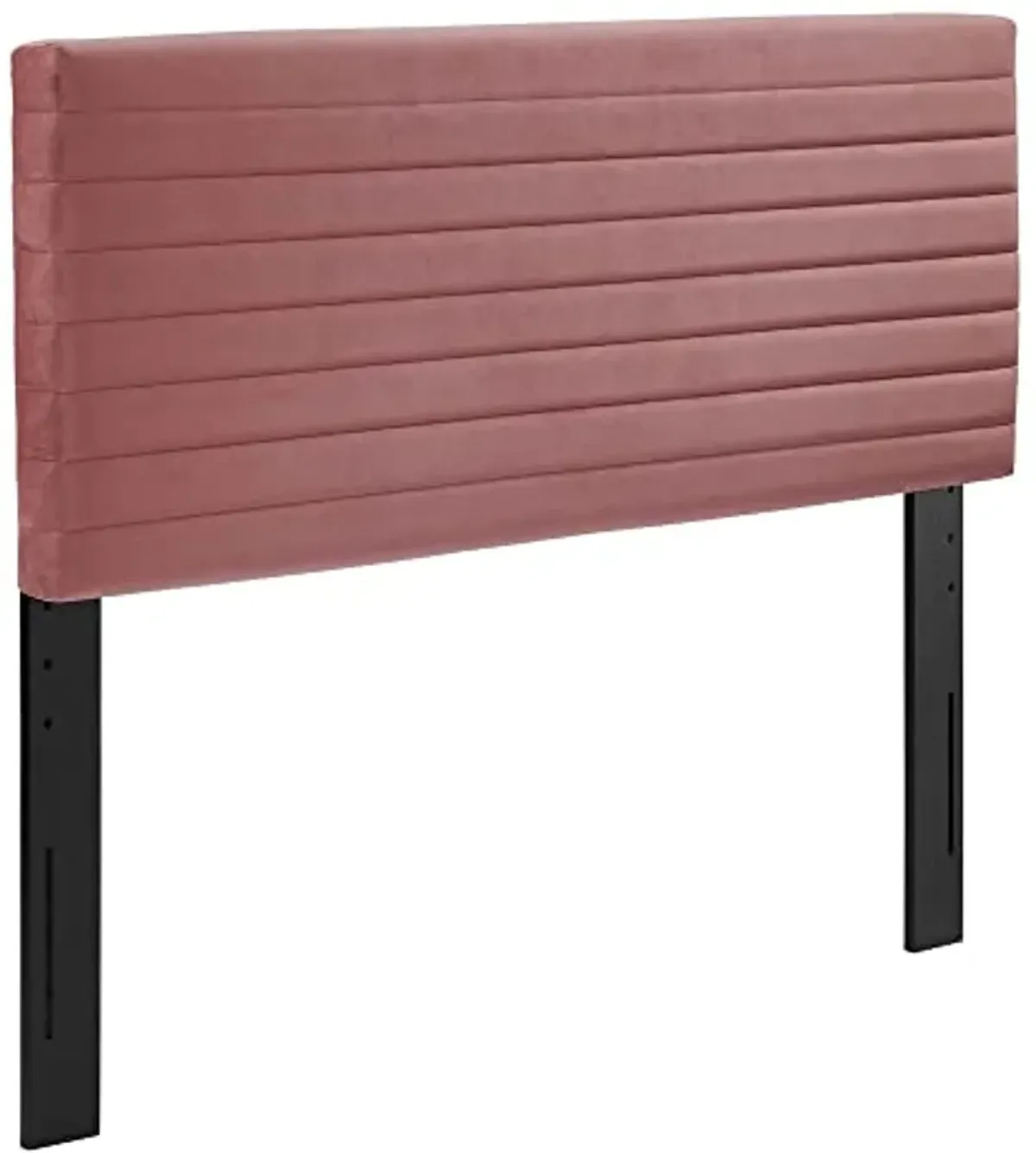 Modway Tranquil Modern Performance Velvet Full/Queen Headboard in Dusty Rose