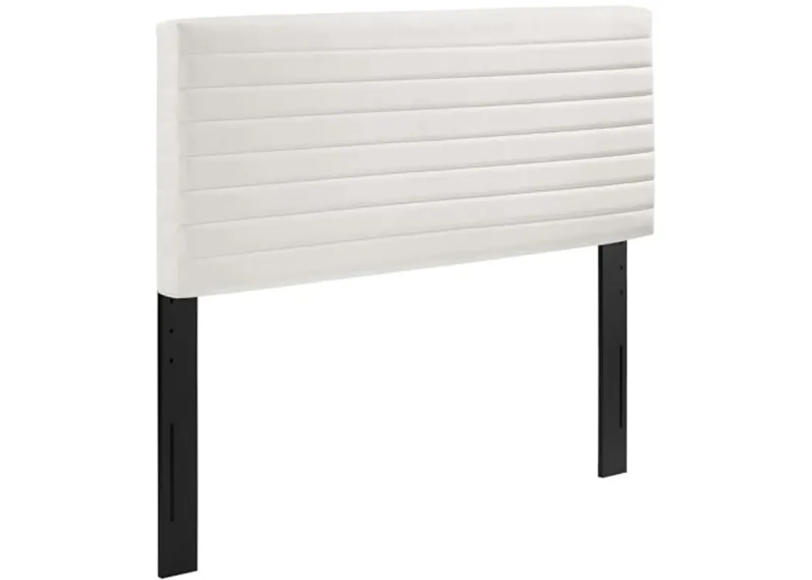 Modway Tranquil Upholstered Wood King/California King Headboard in White