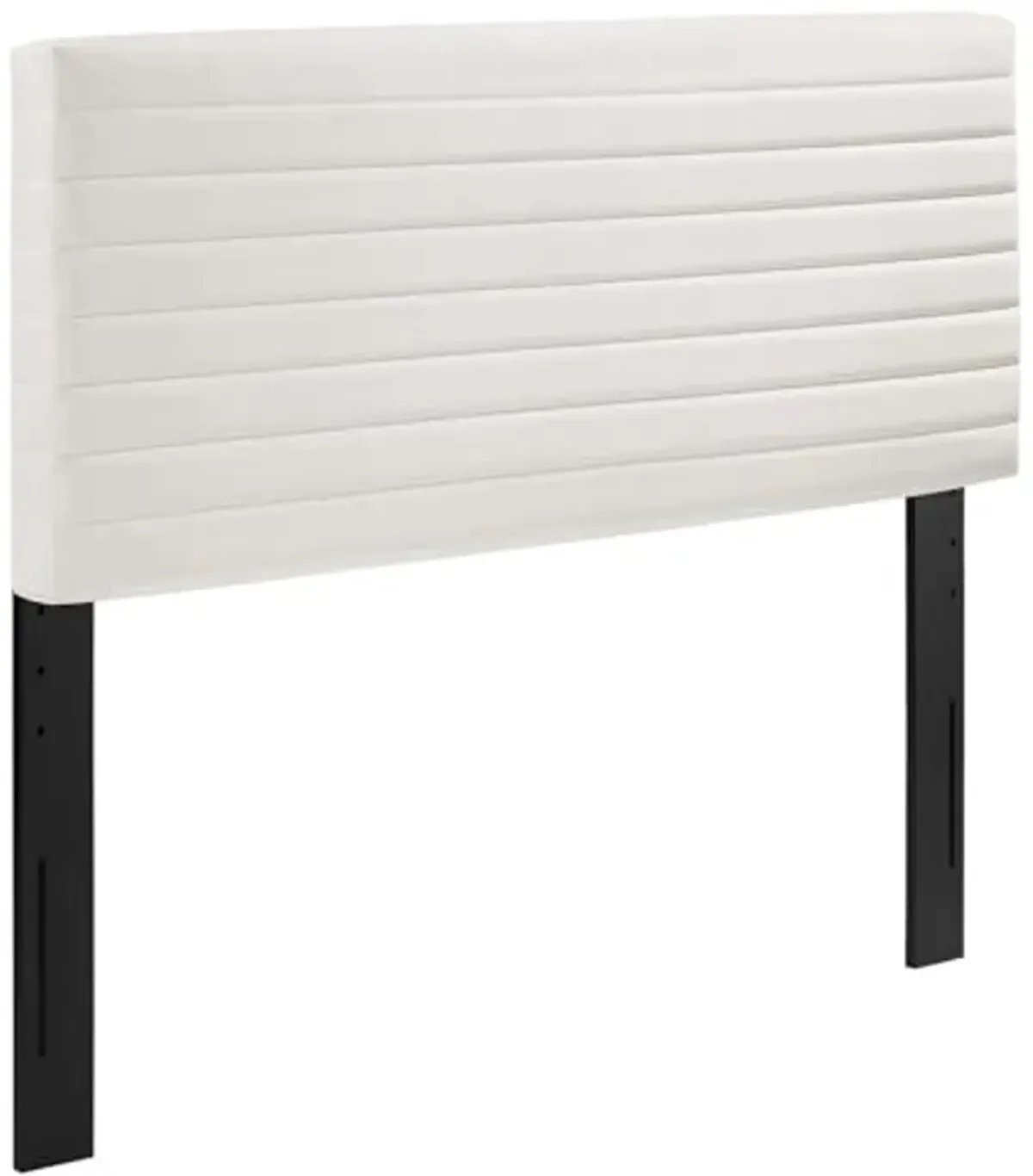 Modway Tranquil Upholstered Wood King/California King Headboard in White