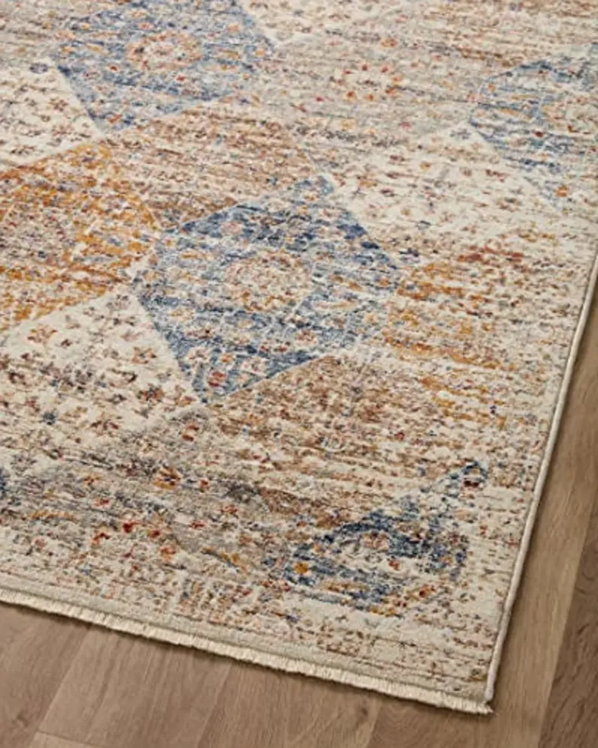 Loloi II Sorrento Collection SOR-02 Ivory/Multi 2'-0" x 3'-0" Accent Rug