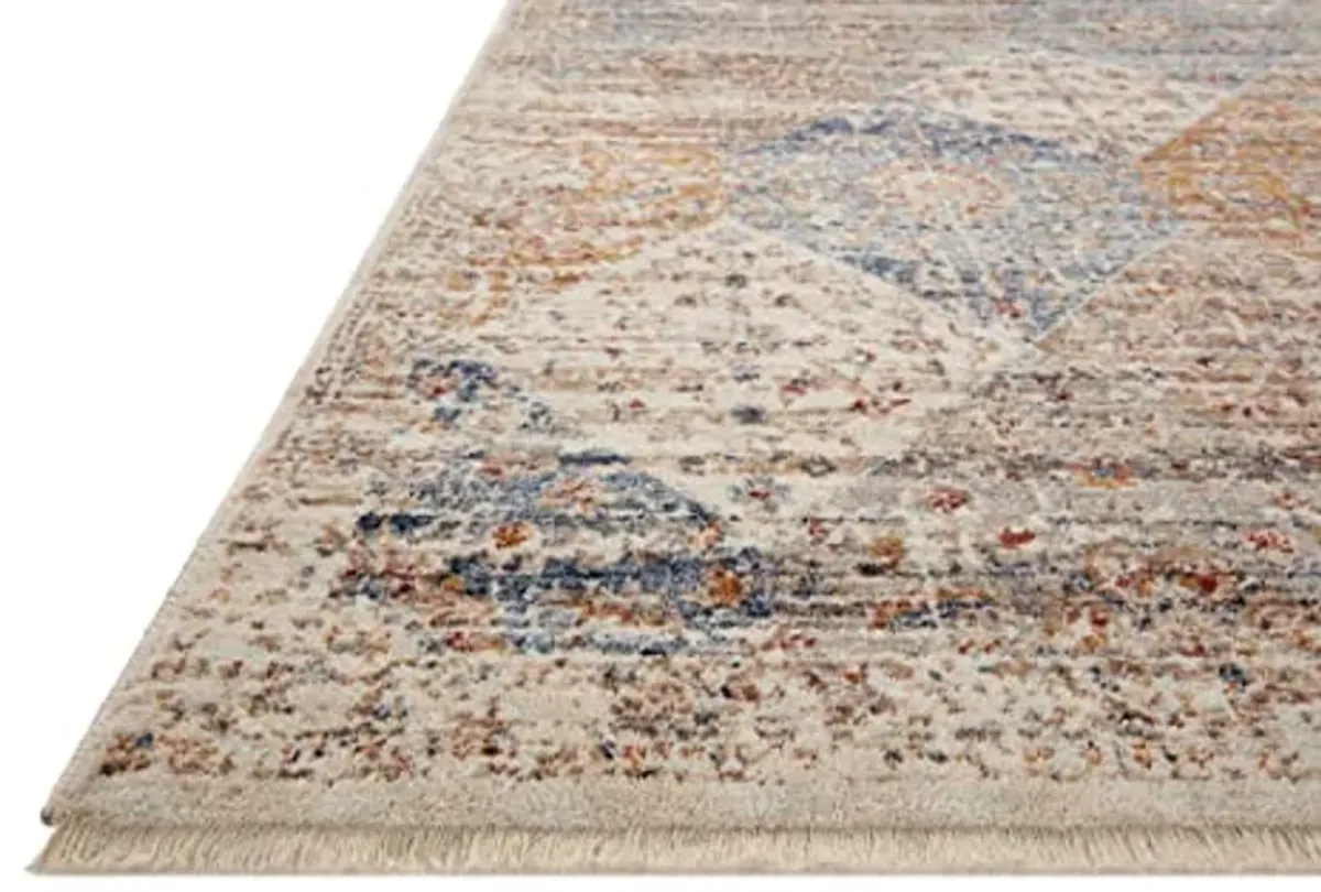 Loloi II Sorrento Collection SOR-02 Ivory/Multi 2'-0" x 3'-0" Accent Rug