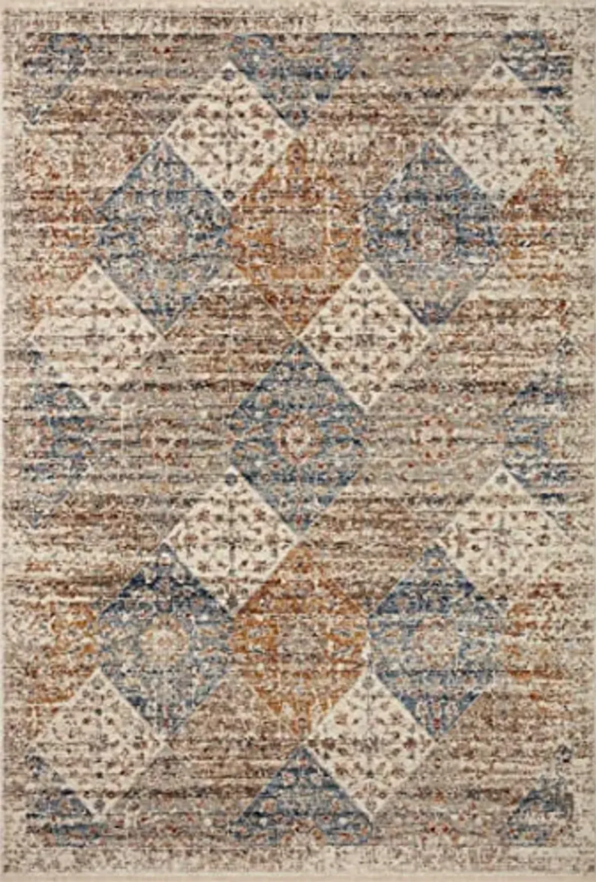 Loloi II Sorrento Collection SOR-02 Ivory/Multi 2'-0" x 3'-0" Accent Rug