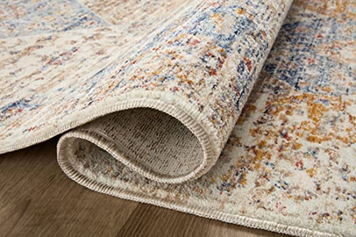 Loloi II Sorrento Collection SOR-02 Ivory/Multi 2'-0" x 3'-0" Accent Rug