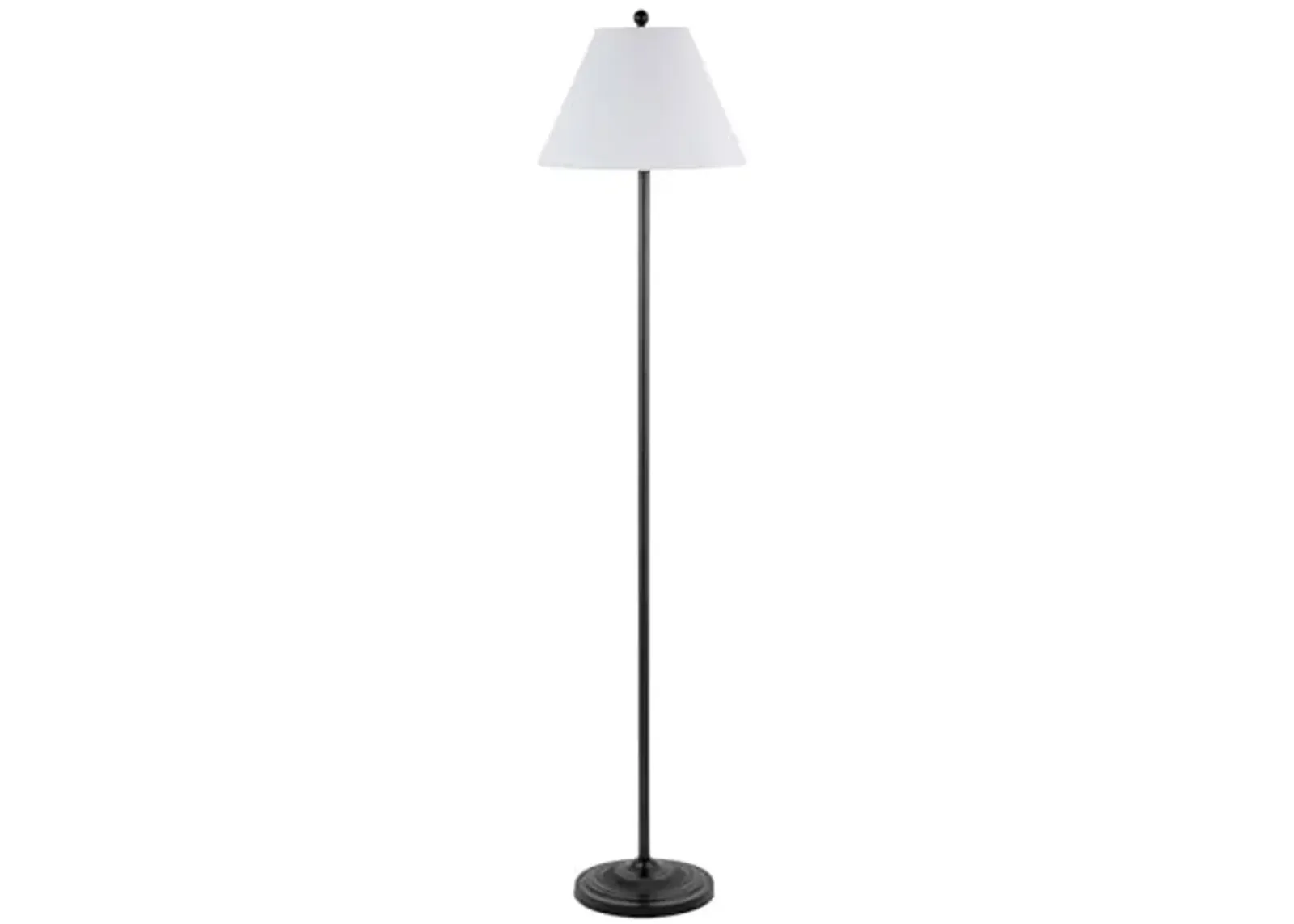 Safavieh Lighting Collection Hallie Contemporary Black 68-inch Floor Lamp (LED Bulb Included)