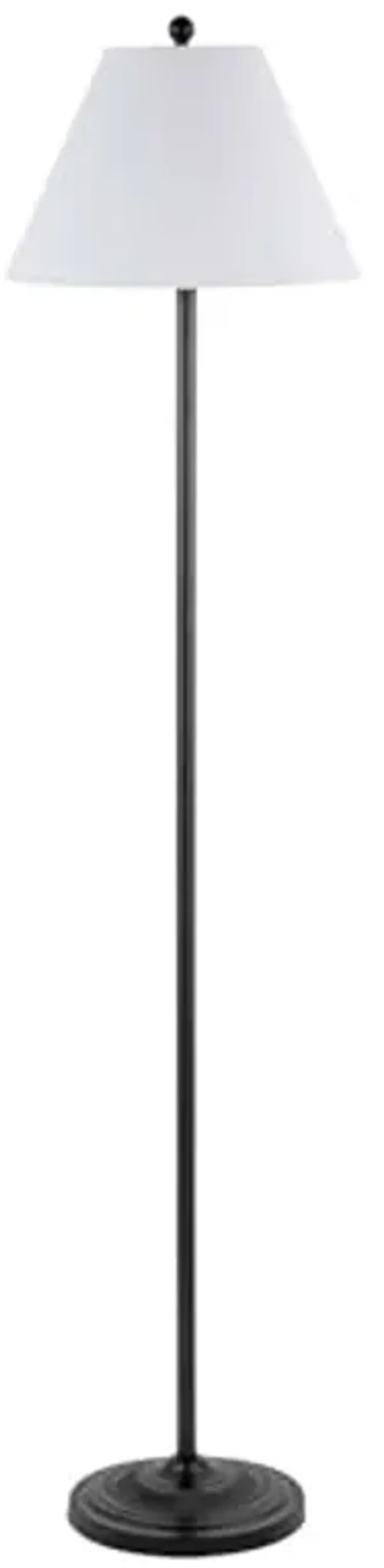 Safavieh Lighting Collection Hallie Contemporary Black 68-inch Floor Lamp (LED Bulb Included)