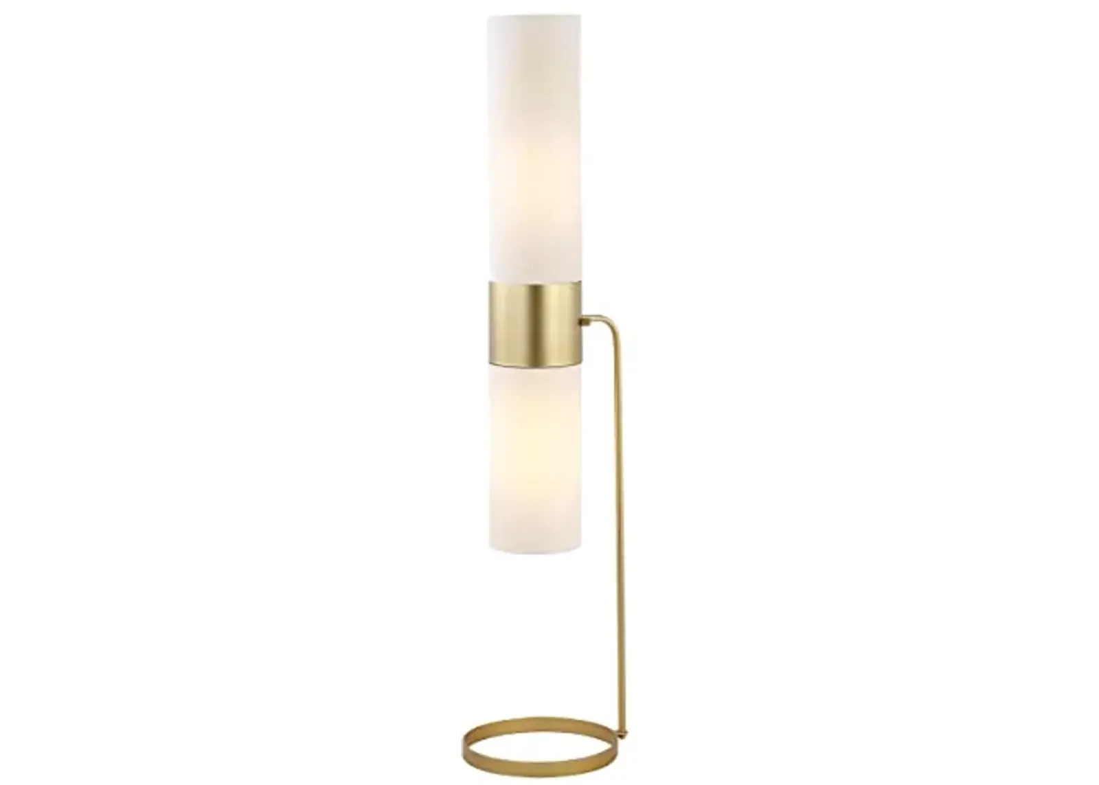 SAFAVIEH Lighting Collection Fierro Modern Gold 55-inch Floor Lamp (LED Bulbs Included)