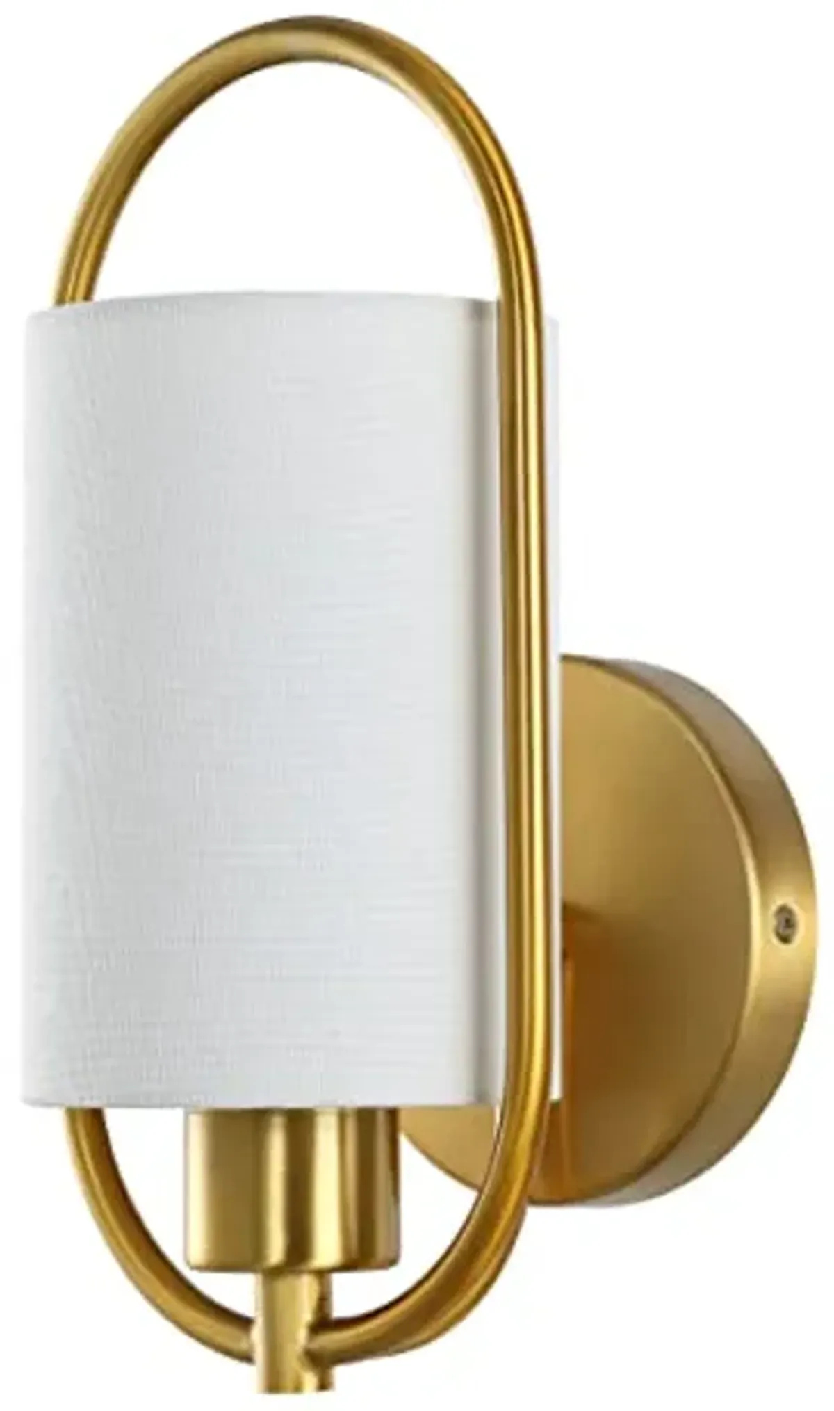 SAFAVIEH Lighting Collection Haldea Contemporary Brass Single Wall Sconce