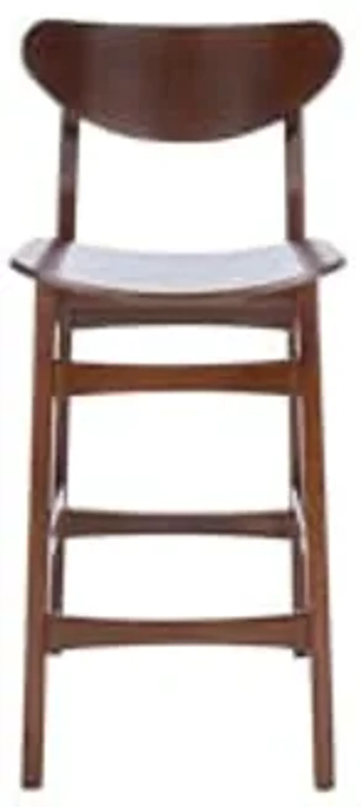 SAFAVIEH Home Collection Thaxton Mid-Century Farmhouse Walnut 26-inch Counter Stool