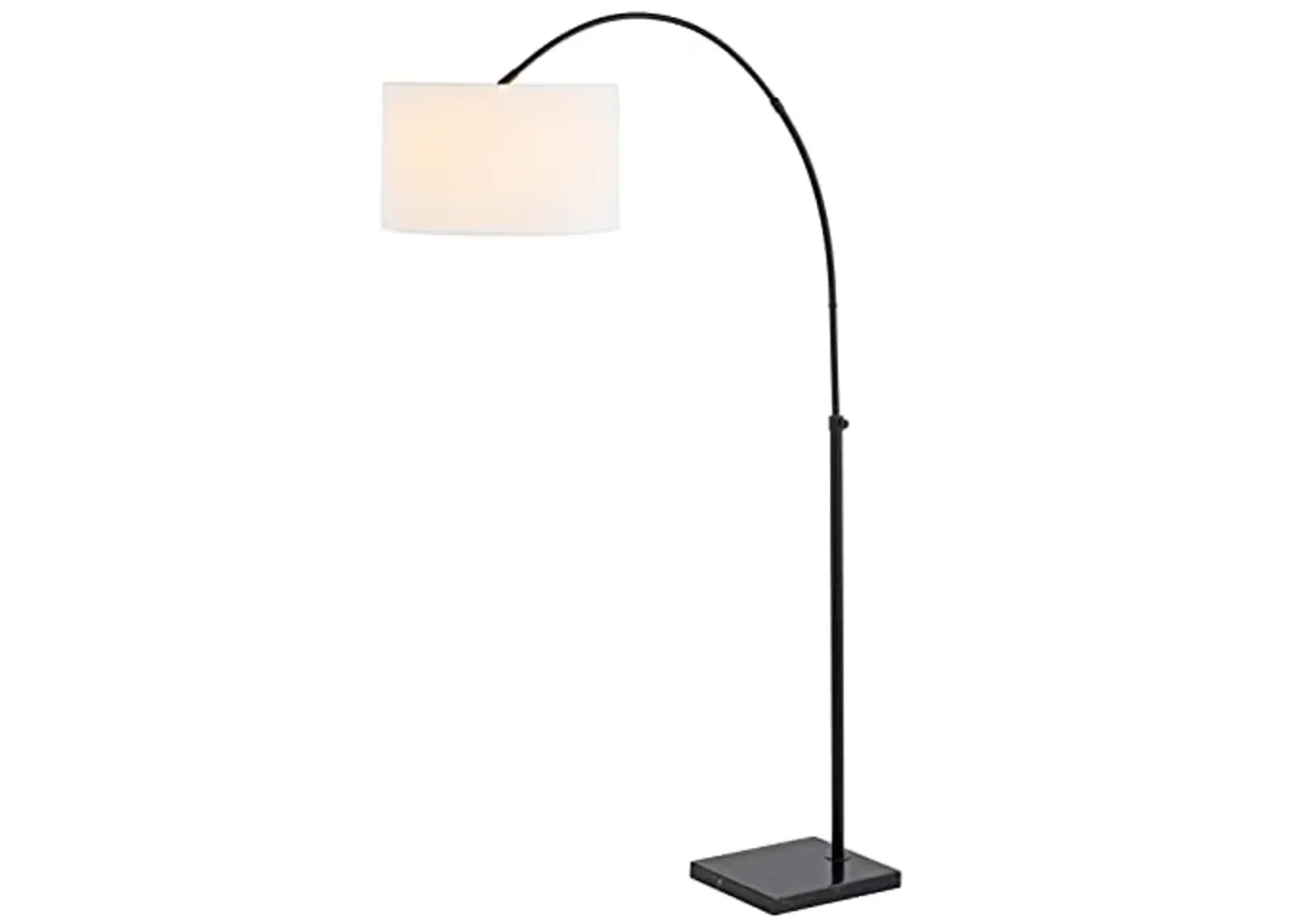 Safavieh Lighting Collection Katla Modern Contemporary Black 71-inch Arched Floor Lamp (LED Bulb Included)