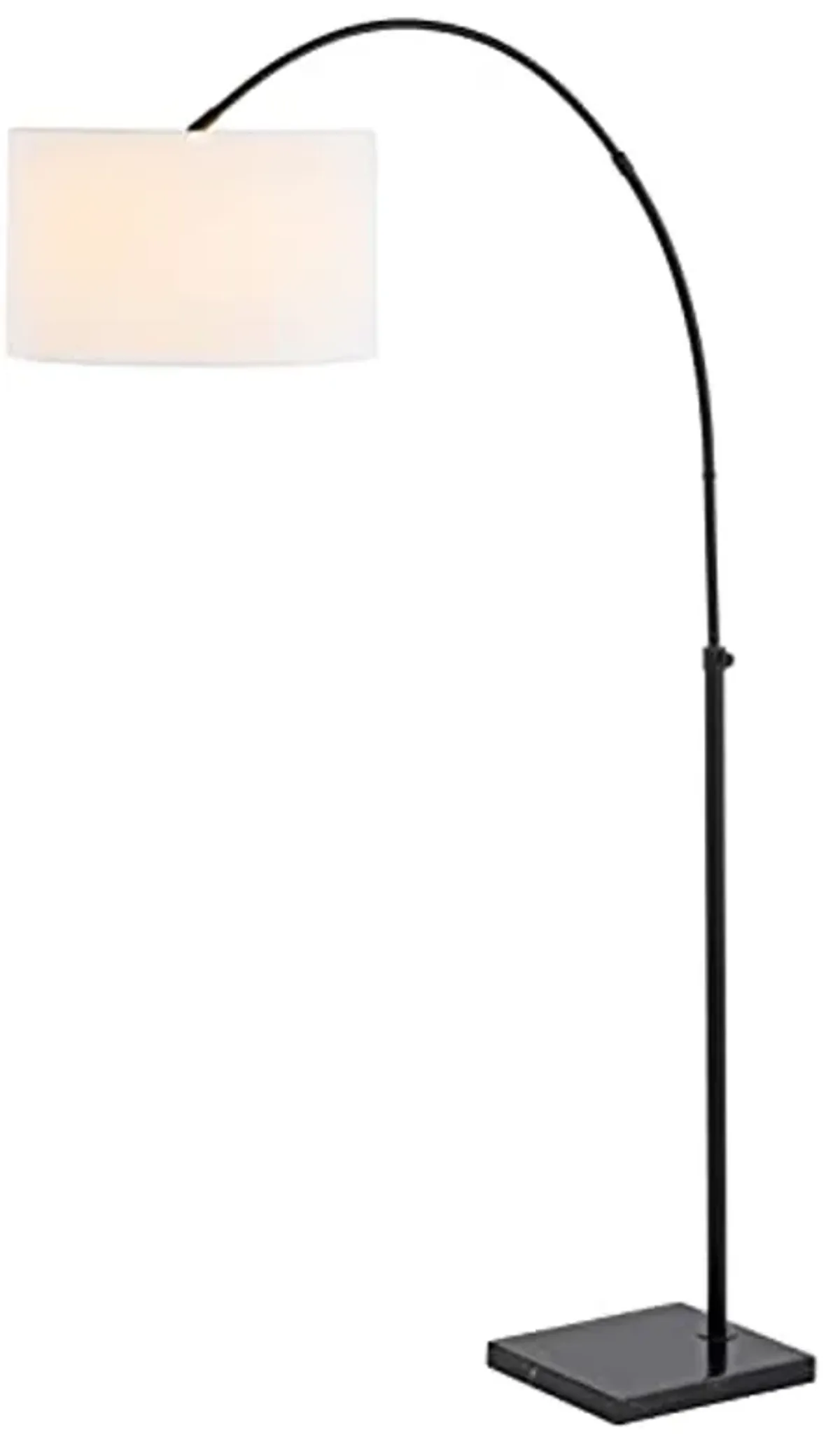 Safavieh Lighting Collection Katla Modern Contemporary Black 71-inch Arched Floor Lamp (LED Bulb Included)