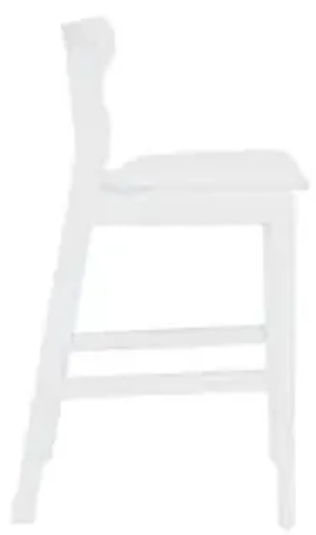 SAFAVIEH Home Collection Thaxton Mid-Century Farmhouse White 26-inch Counter Stool