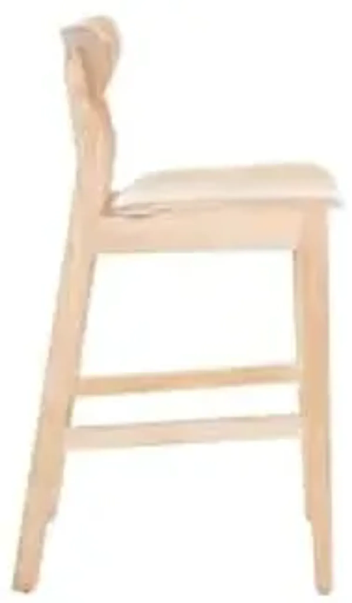 SAFAVIEH Home Collection Thaxton Mid-Century Farmhouse Natural 26-inch Counter Stool