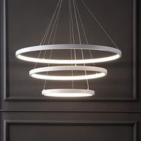 Safavieh Couture Lighting Collection Meranda Modern White 3-Tier LED Chandelier