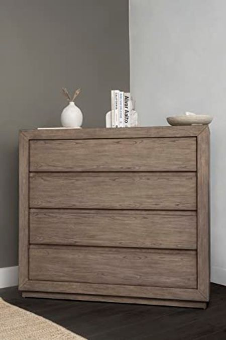 Abbyson Living Weathered Gray 4 Drawer Chest