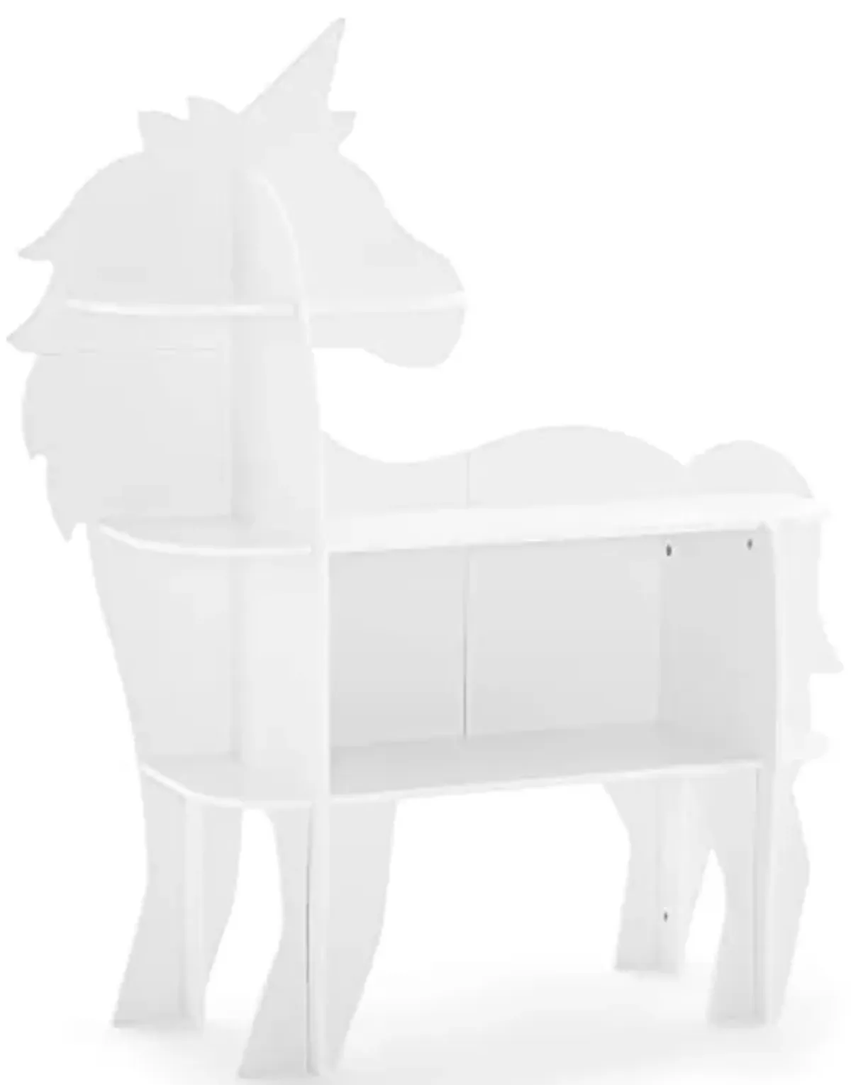 Delta Children Unicorn Bookcase - Greenguard Gold Certified, White