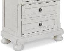 Signature Design by Ashley Robbinsdale Coastal Under Bed Storage with Casters ONLY, White