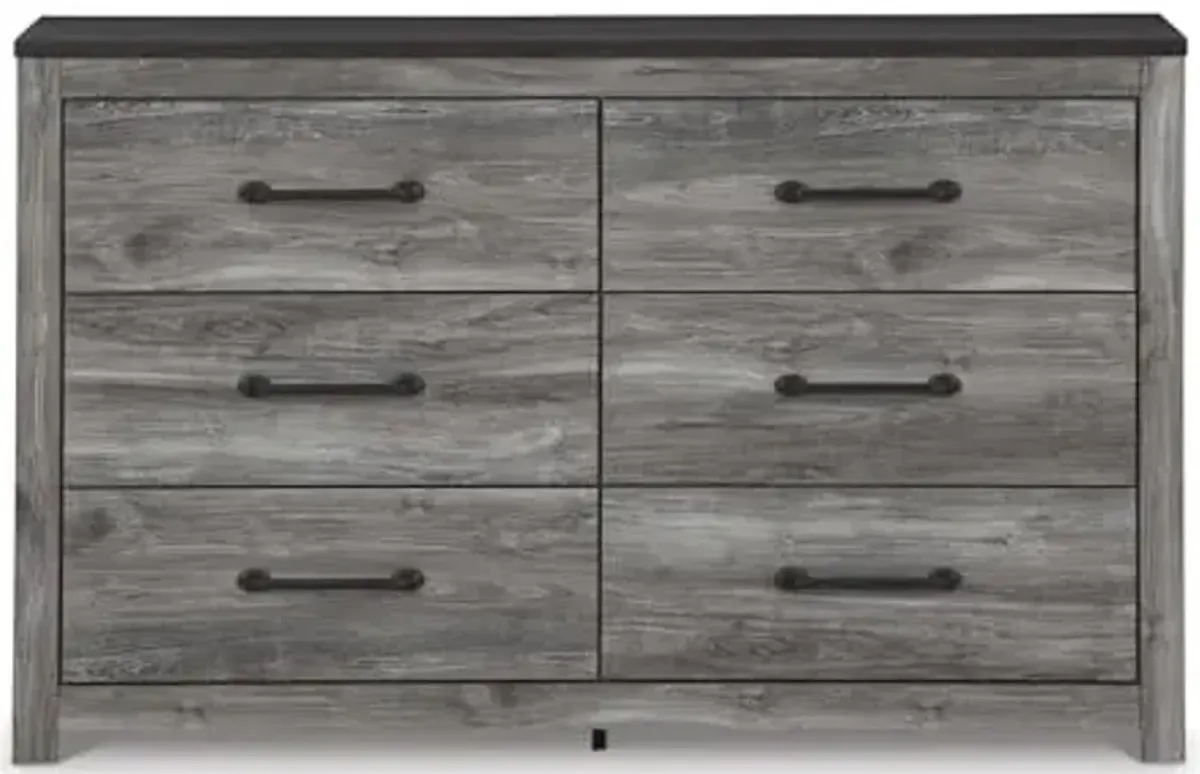 Signature Design by Ashley Bronyan Contemporary 6 Drawer Dresser, Gray