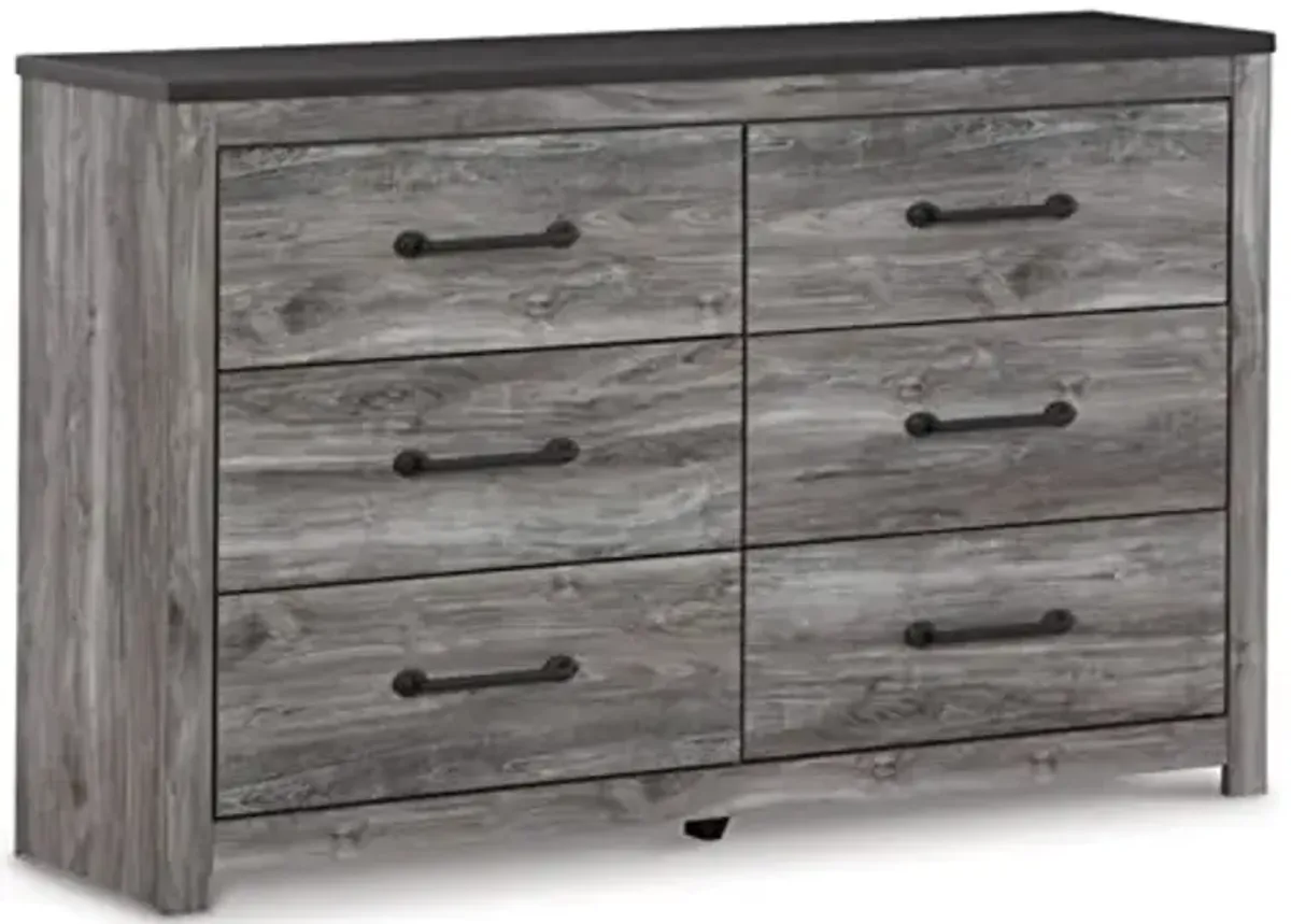 Signature Design by Ashley Bronyan Contemporary 6 Drawer Dresser, Gray