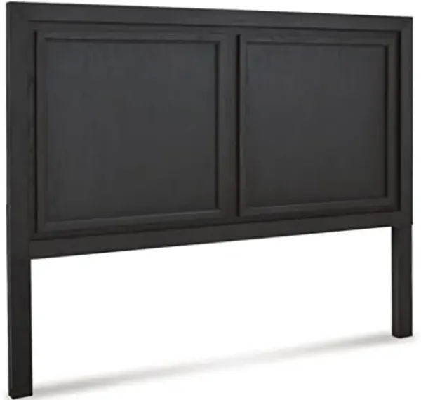 Signature Design by Ashley Foyland Contemporary Panel Headboard ONLY, Queen, Black