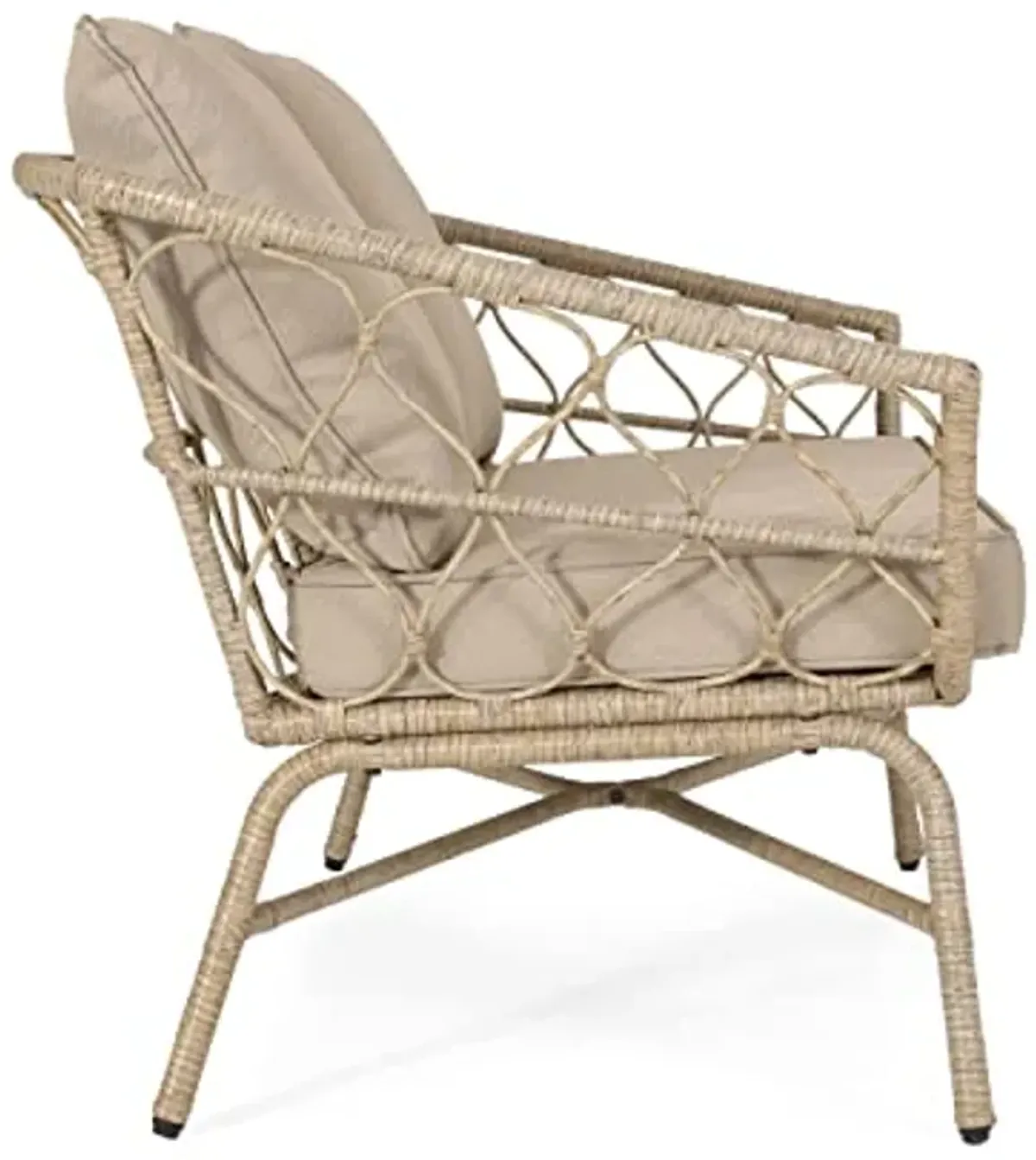 Christopher Knight Home Bruce Love Seats, Light Brown + Beige